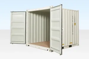 10ft One-Trip High Cube Shipping Container – White