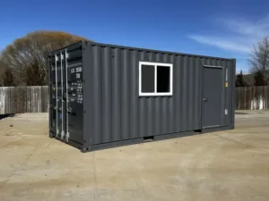 20ft High-Cube Office/Studio Container – Plug-and-Play Shell in PA